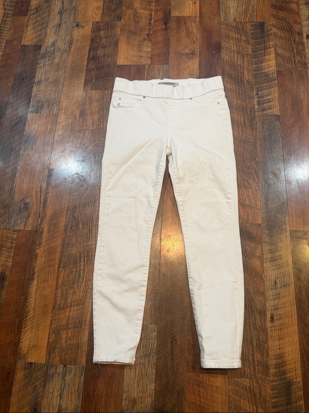 Liverpool Women’s Skinny Jeans in White 2 (875)